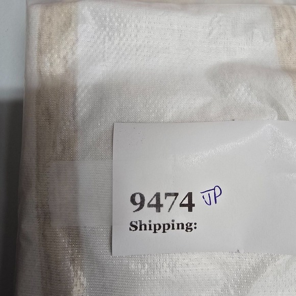 James Perse Top Womens 3 (Large) Tan White‎ Striped Short Sleeve Scoop Neck - Picture 9 of 9